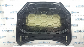 Capotă neagră Volvo XC90 16-23 aluminiu, alb 707, cu zgârieturi