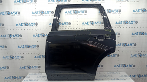 Дверь голая задняя левая Volvo XC90 16-26 черная 717, вмятины, тычка