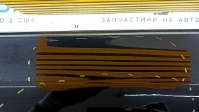Дверь голая задняя левая Volvo XC90 16-26 черная 717, вмятины, тычка