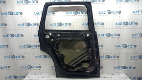Дверь голая задняя левая Volvo XC90 16-26 черная 717, вмятины, тычка