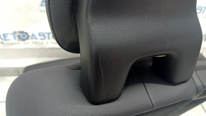 Заднее сидение правое Volvo XC90 16-23 кожа черная под 3 ряда, царапины на пластике, примято, под чистку