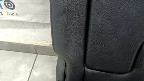 Заднее сидение центральное Volvo XC90 16-23 кожа черная под 3 ряда, с ремнем безопасности, под чистку, примято, сломана защелка