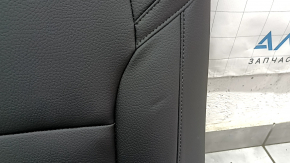 Задний ряд сидений левый 3 ряд Volvo XC90 16-23 кожа черная, царапины на пластике, примято, под чистку