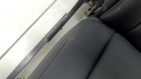 Задний ряд сидений правый 3 ряд Volvo XC90 16-23 кожа черная, царапины на пластике, под чистку