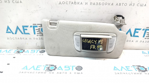 Козырек правый Subaru Legacy 15-19 серый, без крючка