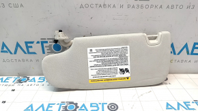 Козырек правый Ford Edge 15-24 серый, без крючка