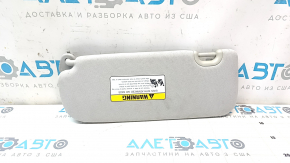 Козырек правый Hyundai Santa FE 19-23 серый, без крючка