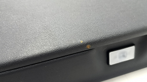 Ornamente ușă față stânga Volvo XC90 16-22 piele neagră, cotiera și inserție piele neagră, mulaje mesteacăn, Bowers & Wilkins, pentru curățare, zgârieturi