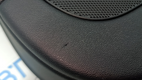Ornamente ușă față dreapta Volvo XC90 16-22 piele neagră, cotiera și inserție piele neagră, mulaje mesteacăn, Bowers & Wilkins, cu iluminare din spate, prinderi, rupturi