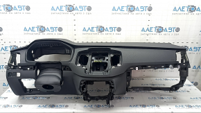 Торпедо передняя панель без AIRBAG Volvo XC90 16 под проекцию, черная, царапины
