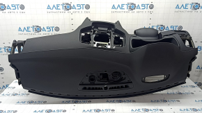 Торпедо передняя панель без AIRBAG Volvo XC90 16 под проекцию, черная, царапины