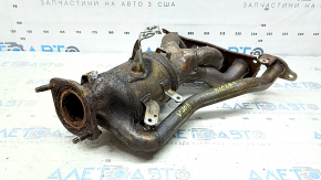 Коллектор выпускной с катализатором Toyota Camry v70 18-22 hybrid, ржавый