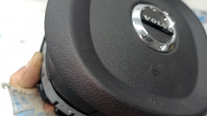 Подушка безопасности airbag в руль водительская Volvo XC90 16-23 черная, царапины