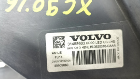 Фара передняя левая в сборе Volvo XC90 16-17 LED, паутинка, под полировку