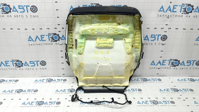 Tapițerie pernă scaun șofer Volvo XC90 16-25 piele neagră, încălzită, necesită curățare, ciobituri oxidate