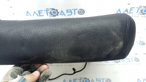 Tapițerie pernă scaun șofer Volvo XC90 16-25 piele neagră, încălzită, necesită curățare, ciobituri oxidate