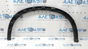 Ornamente arc aripă stângă față Volvo XC90 16-23 negru, zgârieturi, ghidaj rupt