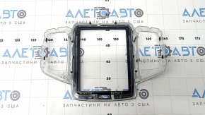 Накладка передней панели обрамление монитора Volvo XC90 16-23 черный глянец, царапины