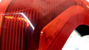 Фонарь внешний крыло правый Volvo XC90 16-26 LED, светлый, трещины в стекле, царапины