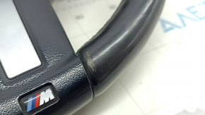 Руль в сборе BMW 4 F32/33/36 14-20 кожа черная, с подогревом, M Sport, с airbag, с кнопками, с лепестками, потертый, царапины