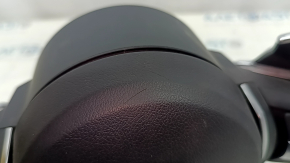 Руль в сборе BMW 4 F32/33/36 14-20 кожа черная, с подогревом, M Sport, с airbag, с кнопками, с лепестками, потертый, царапины
