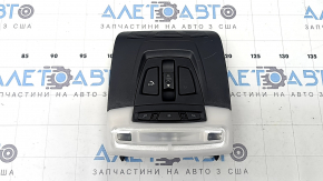 Ansamblu plafonieră față BMW 4 F32/36-20 14-20 Coupe, Gran Coupe sub trapă cu buton SOS, negru, zgârieturi