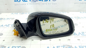 Зеркало боковое правое в сборе BMW 4 F32/33/36 14-20 5 пинов, поворотник, подогрев, Shadow-Line, графит, царапина