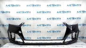 Bara față neperforată Audi A5 F5 18-19 pentru senzori de parcare, grafit, S-Line