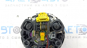 Подушка безопасности airbag в руль водительская Audi A5 F5 18-25 серая, потерт хром