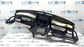 Торпедо передняя панель с AIRBAG BMW 4 F32/33/36 14-16 без проекции, черная
