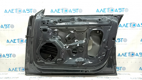 Дверь голая передняя правая Audi A5 F5 17-24 5D графит LX7L, с ограничителем, вмятина