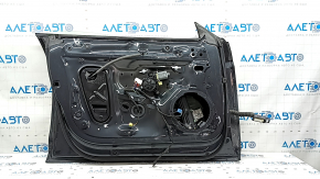 Дверь в сборе передняя левая Audi A5 F5 17-24 5D keyless, графит LX7L, тычки