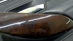 Ornamente ușă față dreapta BMW 4 F32/33-20 14-20 cabriolet, Coupe, piele maro, inserții din lemn, bandaj gri, părți laterale