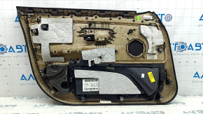 Ornamente ușă față dreapta BMW 4 F32/33-20 14-20 cabriolet, Coupe, piele maro, inserții din lemn, bandaj gri, părți laterale