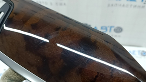 Накладка передней панели центральная BMW 4 F32/33/36 14-20 под дерево, тип 2, царапины, трещина в креплении