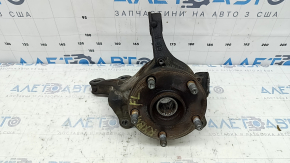 Цапфа со ступицей передняя левая Lexus RX350 RX450h 10-15 ржавая, в клине