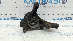 Цапфа со ступицей передняя левая Lexus RX350 RX450h 10-15 ржавая, в клине