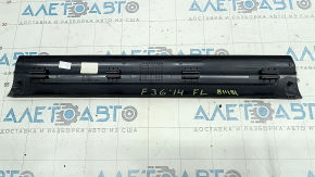 Ornamente prag ușă față stânga interior BMW 4 F36 15-20 Gran Coupé, negru