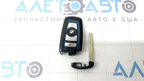 Ключ smart BMW 4 F32/33/36 14-20 4 кнопки, синяя вставка, тычки, потерт
