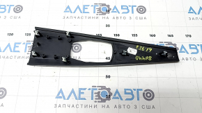 Накладка центральной консоли под джойстик мультимедии BMW 4 F32/33/36 14-20 под дерево, nussbaumwurzel, царапины