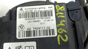 Фара передняя левая в сборе BMW 4 F32/33/36 14-16 ксенон, адаптив, с нижним креплением, песок