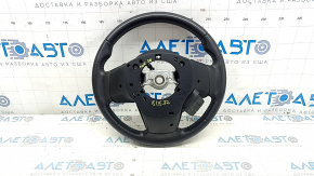 Руль в сборе Subaru Forester 19-24 SK кожа черный, с накладками, с кнопками, царапины