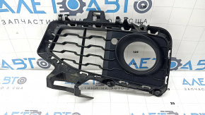 Решетка переднего бампера левая BMW 4 F32/33/36 14-20 под ПТФ, M Pack, структура