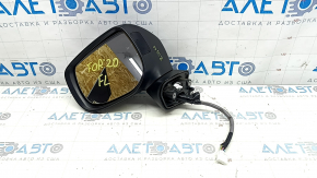 Зеркало боковое левое Subaru Forester 19-24 SK 11 пинов, BSM, подогрев, синее, царапины