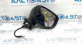 Зеркало боковое правое Subaru Forester 19-24 SK 11 пинов, BSM, подогрев, синее, царапины