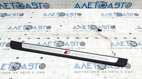Накладка порога вненш передняя правая Audi A5 F5 17-24 5D S-line, с подсветкой, потерта