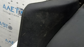 Scaune spate, rândul 2, partea inferioară BMW 4 F36 15-20 Gran Coupe, piele neagră cu încălzire, Sport, îndoită, zgârieturi, ruptă, contact cu apa, curățare chimică