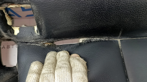 Scaune spate, rândul 2, partea inferioară BMW 4 F36 15-20 Gran Coupe, piele neagră cu încălzire, Sport, îndoită, zgârieturi, ruptă, contact cu apa, curățare chimică