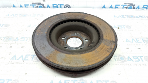 Диск тормозной передний правый Audi A5 F5 18-25 338/30мм, ржавый