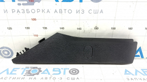 Ornamente laterale consolă centrală dreapta față Audi A5 F5 18-25 negru, zgârieturi